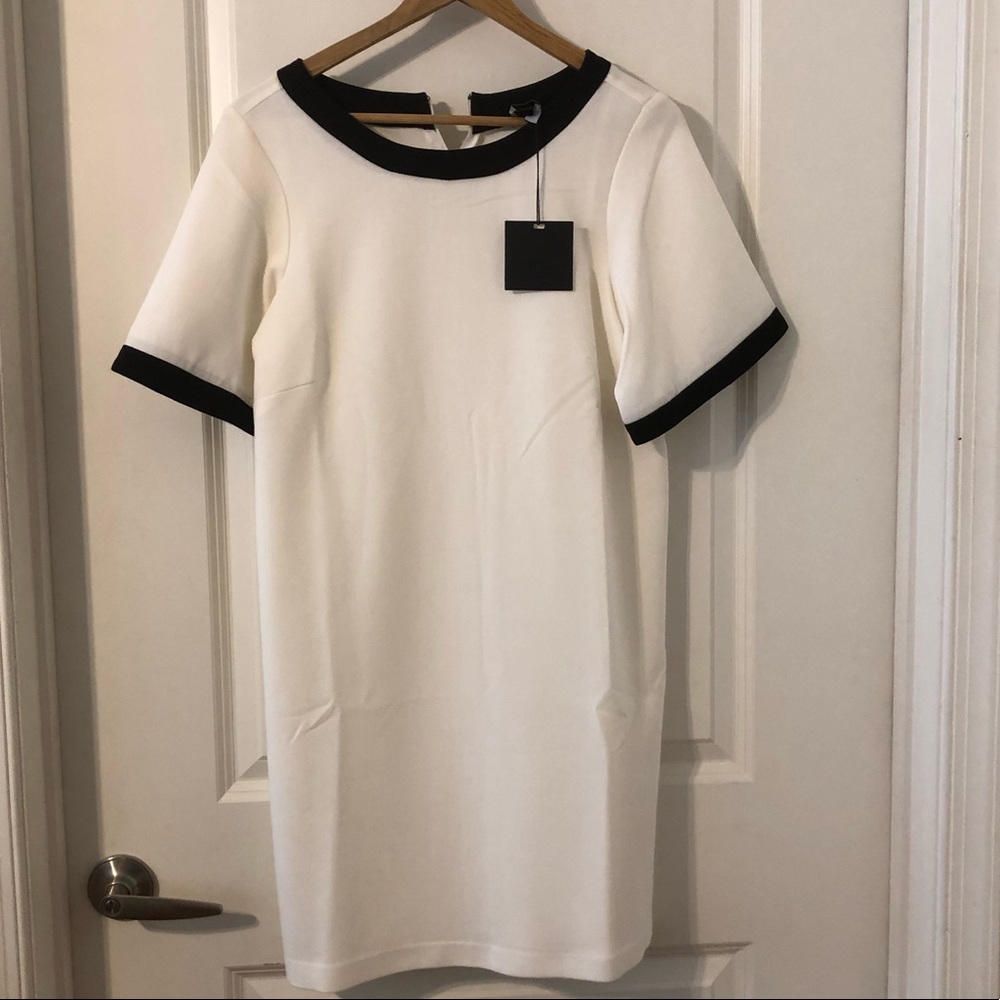 Asos black and white Shift Dress